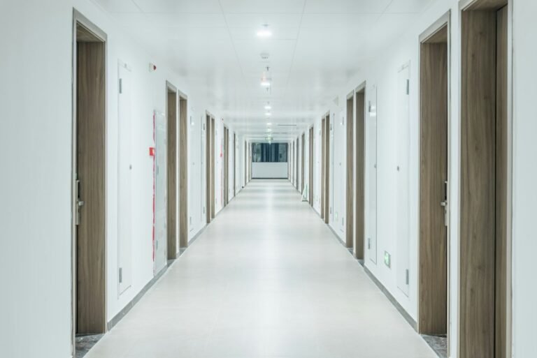 Clean residential building hallway – multi-residential cleaning