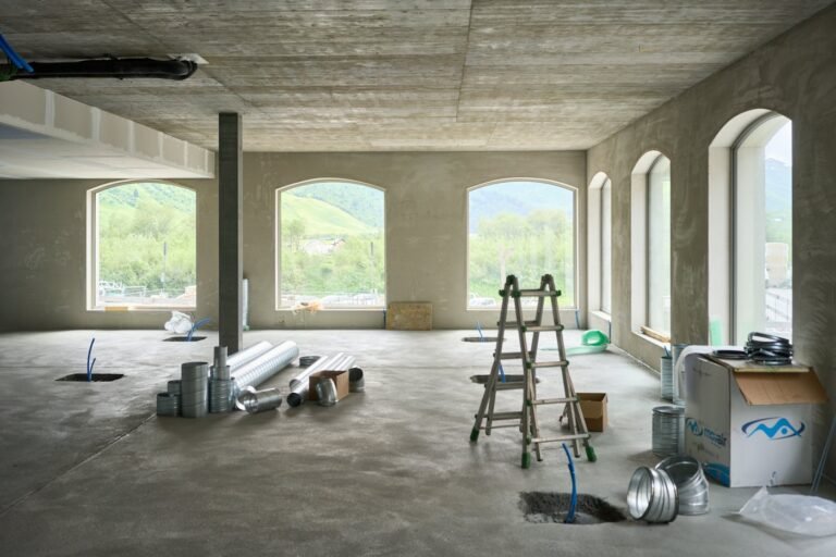 Renovated space ready for post-construction cleaning